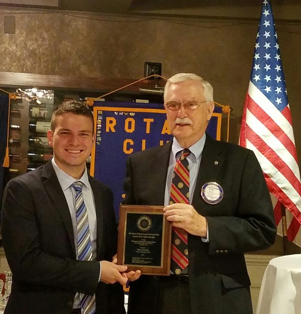 Centre LifeLink EMS Volunteer Receives State College Rotary Four-Way ...